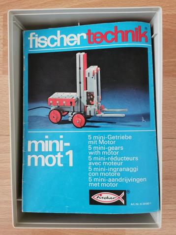 Fischertechnik mini-mot1 zwart - Fisher Technik beschikbaar voor biedingen