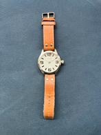 OOZOO | dameshorloge | lederen band | RVS, Sieraden, Tassen en Uiterlijk, Horloges | Dames, Overige merken, Staal, Verzenden, Polshorloge