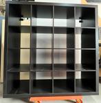 IKEA Kallax kast - Zwartbruin, Ophalen, Gebruikt, 100 tot 150 cm, Minder dan 100 cm