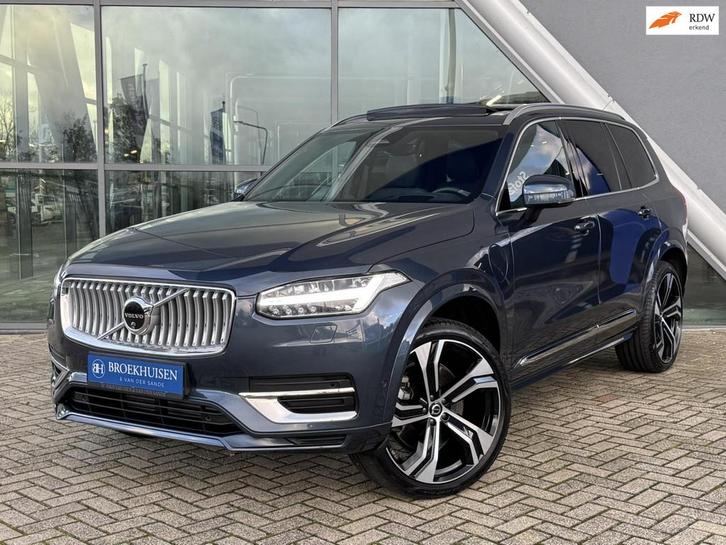 Volvo XC90 2.0 T8 Plug-in hybrid AWD Ultra Bright 455pk Luch, Auto's, Volvo, Bedrijf, Te koop, XC90, 360° camera, 4x4, ABS, Achteruitrijcamera