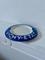 Drie oude blauw witte franse asbakken Vichy Etat, Ophalen of Verzenden