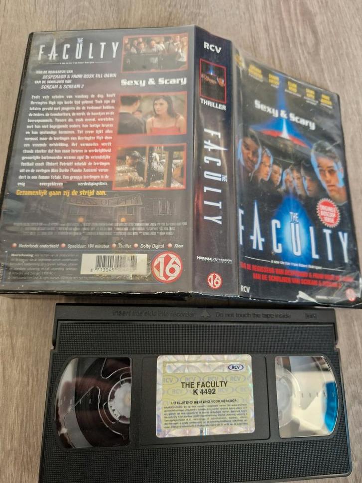 The Faculty VHS - Thriller uit 1998, Cd's en Dvd's, VHS | Film, Ophalen of Verzenden