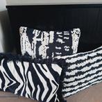 Super mooie beige zwarte sierkussens set japandi chic, Huis en Inrichting, Woonaccessoires | Kussens, Vierkant, Nieuw, Ophalen of Verzenden