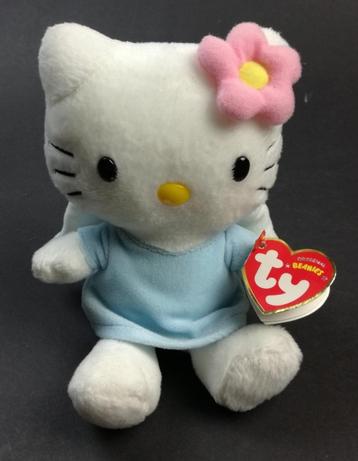 HELLO KITTY Blue Angel BEANIE BABY UK excl. 2009 TY / SANRIO beschikbaar voor biedingen