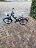 Groene jongensfiets met bruin zadel, Fietsen en Brommers, Fietsen | Meisjes, Ophalen