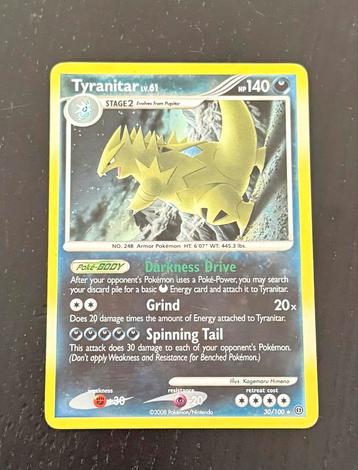 Tyranitar Cosmos Holo 30/100 Stormfront beschikbaar voor biedingen