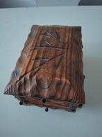 vintage kistje schatkist sieradenkist jaren 70 brutalisme, Antiek en Kunst, Ophalen of Verzenden