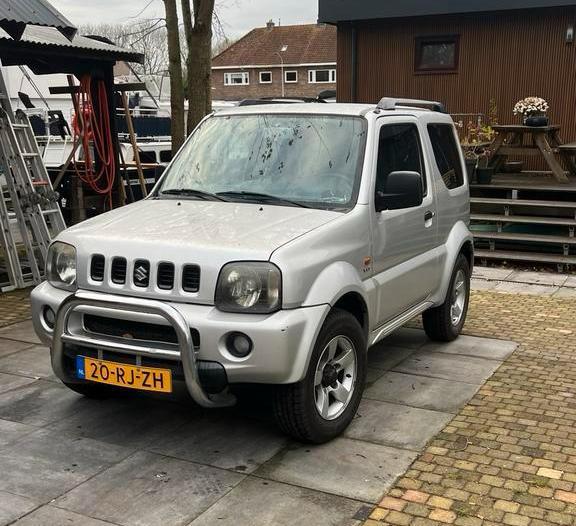 Suzuki Jimny 1.3 4WD 2005 met trekhaak en airco, Auto's, Suzuki, Particulier, Jimny, 4x4, Airconditioning, Benzine, E, SUV of Terreinwagen