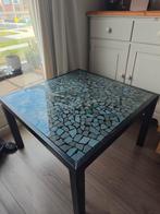 Gratis epoxy ijzeren tafel, Tuin en Terras, Ophalen of Verzenden, Gebruikt, Rechthoekig, Metaal