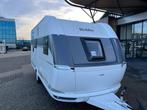 2024 NIEUW BINNEN Hobby 490 KMF Excellent Edition, Caravans en Kamperen, Caravans, Hobby, Dwars-stapelbed, Bedrijf, Treinzit