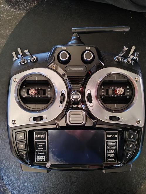 Graupner mz18 2.4, Hobby en Vrije tijd, Modelbouw | Radiografisch | Helikopters en Quadcopters, Zo goed als nieuw, Ophalen of Verzenden