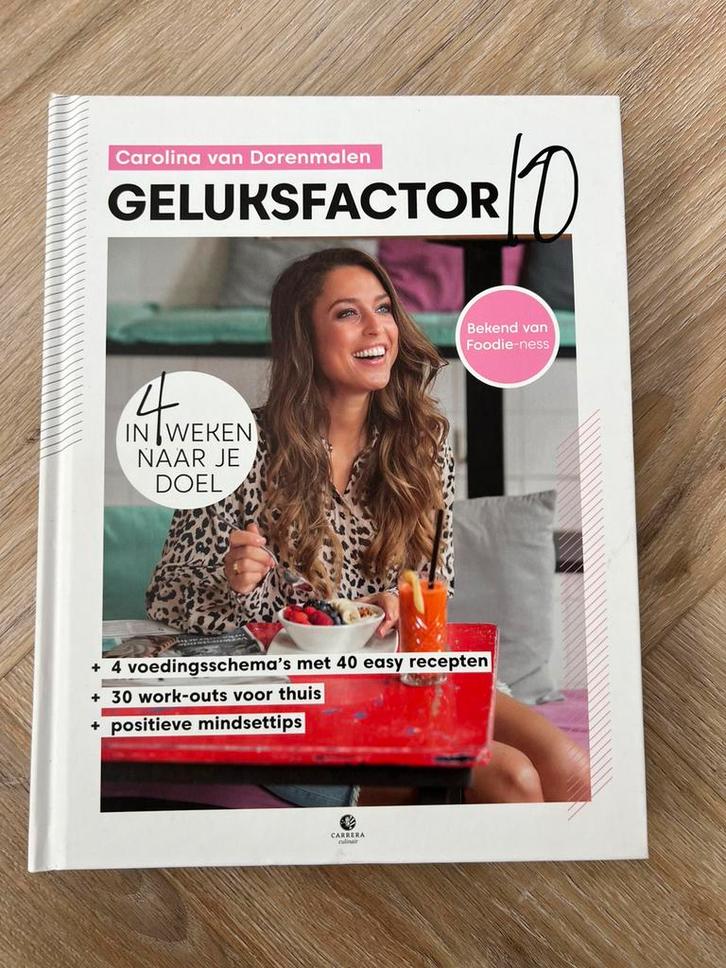 Carolina van Dorenmalen - Geluksfactor 10, Boeken, Gezondheid, Dieet en Voeding, Nieuw, Ophalen of Verzenden