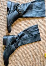 Leder laarzen,Nobs by caster, leer, ook leergevoerd, Ophalen of Verzenden, Zo goed als nieuw, Zwart, Hoge laarzen
