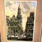 Ets Westerkerk Amsterdam - Cornelis Brandenburg (1848-1954), Antiek en Kunst, Kunst | Etsen en Gravures, Ophalen of Verzenden