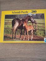 Schmidt Puzzel - Paarden - 280 Stukjes, Hobby en Vrije tijd, Denksport en Puzzels, Ophalen of Verzenden, Minder dan 500 stukjes
