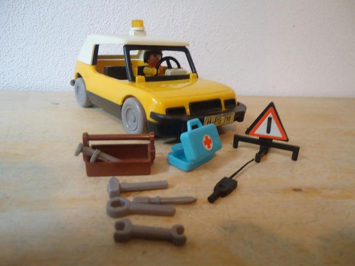 Nette Playmobil set 3219 ADAC wegenwacht Vintage, Kinderen en Baby's, Speelgoed | Playmobil, Gebruikt, Complete set, Ophalen of Verzenden