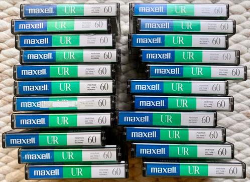 29x Maxell UR60 IZGST cassettebandjes UR-60 UR 60 cassettes, Cd's en Dvd's, Cassettebandjes, Gebruikt, Voorbespeeld, 26 bandjes of meer