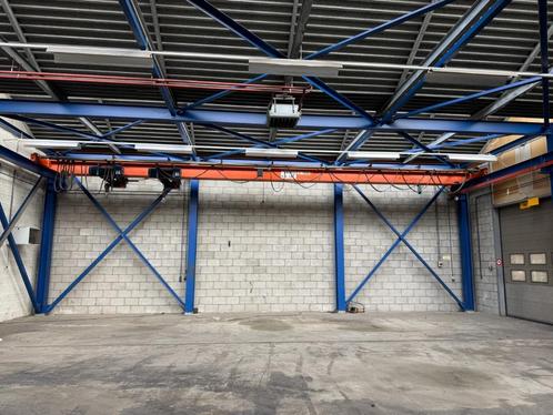 bovenloopkraan 2 x 1,6T met kraanbaanconstructie, Doe-het-zelf en Verbouw, Lieren en Takels, Gebruikt, Elektrisch, Ophalen