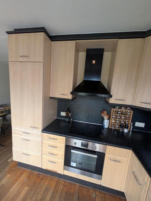 Complete keuken inclusief apparatuur, Huis en Inrichting, Keuken | Complete keukens, Gebruikt, Hoekkeuken, Overige kleuren, Ophalen