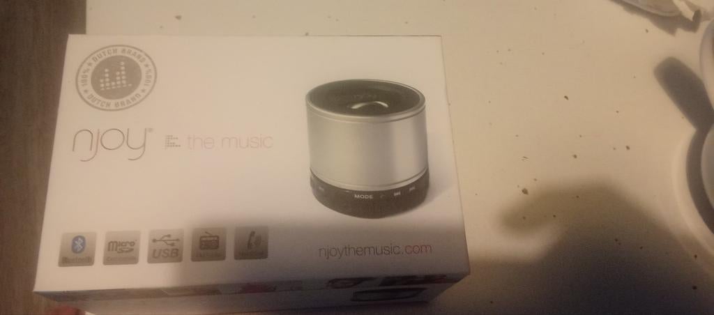 Njoy the music speaker - Nieuw in doos, Overige merken, Overige typen, Nieuw, Ophalen of Verzenden