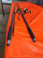 Te koop, 2 handgebouwde hengels., Watersport en Boten, Ophalen, Gebruikt, Molen