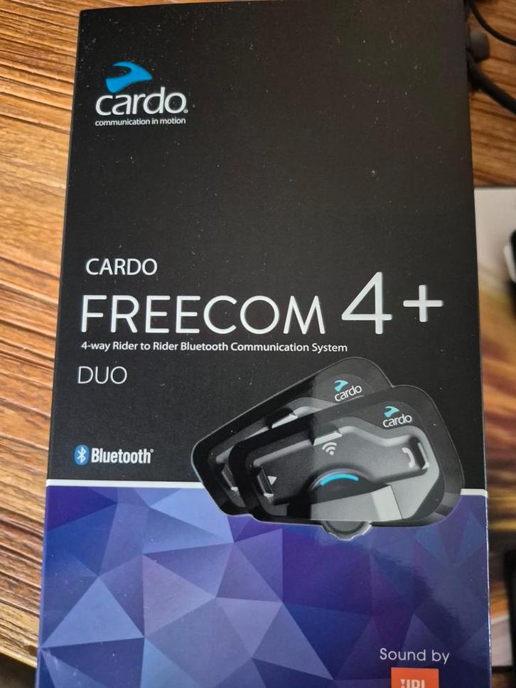 Cardo Freecom 4+ Duo - Motor Communicatiesysteem, Motoren, Kleding | Motorhelmen, Ophalen of Verzenden