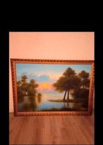 Schilderij: Zonsondergang aan het water, Ophalen