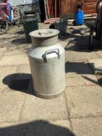 Vintage aluminium melkbus, Tuin en Terras, Tuinwanddecoratie, Ophalen, Gebruikt