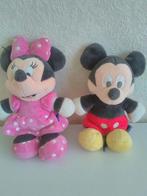 Micky en Minnie Mouse knuffels 25 cm hoog, Ophalen of Verzenden, Zo goed als nieuw, Overige typen