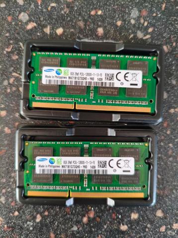2X Samsung 8GB DDR3 L 1600 SODIMM Nieuw! beschikbaar voor biedingen