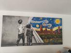 Banksy meets Van Gogh, 50 tot 75 cm, Ophalen of Verzenden, 100 tot 125 cm, Print