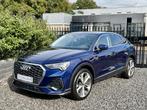 Audi Q3 Sportback 35 TFSI Matrix|Camera|Carplay|Keyless Blau, Auto's, Audi, Huisgarantie, 4 cilinders, Bedrijf, Grijs