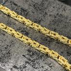 Prachtige 14 karaats gouden dikke koningsketting, Ophalen of Verzenden, Nieuw, Goud, Goud