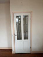 Mooie glas in lood binnendeur, Ophalen, Gebruikt, 80 tot 100 cm, Binnendeur