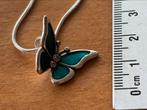 Zilveren 925 vlinder hanger - Pandora stijl met ketting, Sieraden, Tassen en Uiterlijk, Kettingen, Verzenden, Nieuw, Zilver