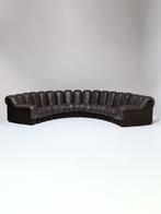 DS-600 Non-Stop Snake sofa De Sede 1970s bruin leer, Huis en Inrichting, Banken | Bankstellen, Ophalen, Gebruikt, -, 100 tot 125 cm