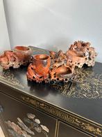 3 Chinese spekstenen penseelhouders, Antiek en Kunst, Ophalen of Verzenden