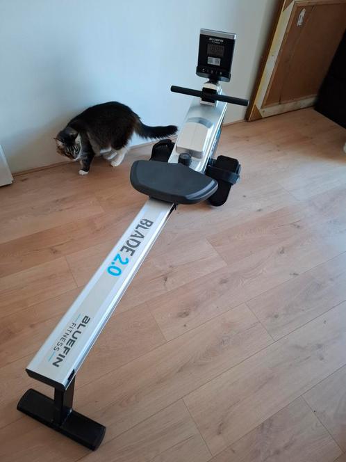 Bluefin roeimachine, Sport en Fitness, Fitnessapparatuur, Zo goed als nieuw, Roeitrainer, Armen, Benen, Buik, Rug, Metaal, Ophalen