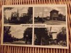 Wassenaar met o.a. Kerkdam met oude tram, molen, lange Kerkd, Verzenden, 1940 tot 1960, Gelopen, Zuid-Holland