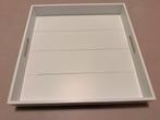 Wit houten dienblad - 40x40 cm, Huis en Inrichting, Woonaccessoires | Dienbladen, Ophalen, Zo goed als nieuw, Vierkant, Hout