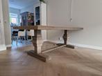 Houten tafel met kloosterpoot, Ophalen, Gebruikt, 100 tot 150 cm, 200 cm of meer