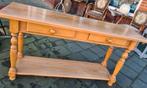 Antiek oud grenen sidetable side table zie foto's voor afmt, Ophalen