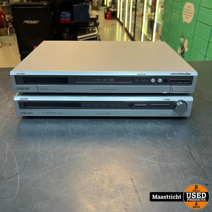 SONY STR-KS600P stereo receiver + RDR-HX710 DVD-recorder + R, Audio, Tv en Foto, Dvd-spelers, Zo goed als nieuw