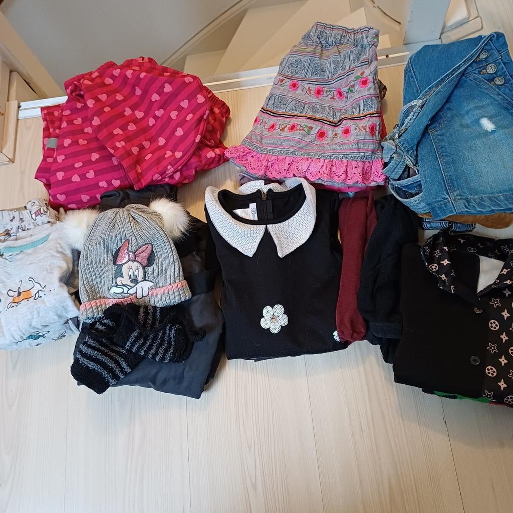 Meisjes winterkleding pakket maat 98 104 zie detailfoto's, Kinderen en Baby's, Ophalen of Verzenden, Gebruikt, Maat 98