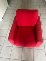 Mooie comfortabele rode stoel, Ophalen of Verzenden