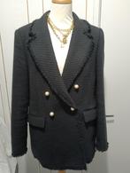 NIEUW Mango jasje maat L Prachtig gevoerd jasje, Maat 38/40 (M), Mango, Zwart, Nieuw