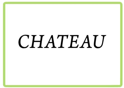 Chateau caravan en camper sticker, Verzamelen, Stickers, Nieuw, Overige typen, Verzenden