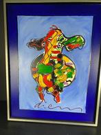 Olieverf op doek Peter Diem - Cow in blue sky, Ophalen