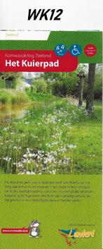 Pl1993 wandelkaart wk12 het kuierpad zeeland brabant--, Ophalen of Verzenden, Zo goed als nieuw, Nederland, 2000 tot heden