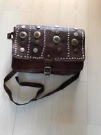 Mooie Grote Lederen Schoudertas/Tas Old Look/Boho/Hippie, Sieraden, Tassen en Uiterlijk, Tassen | Schoudertassen, Overige merken